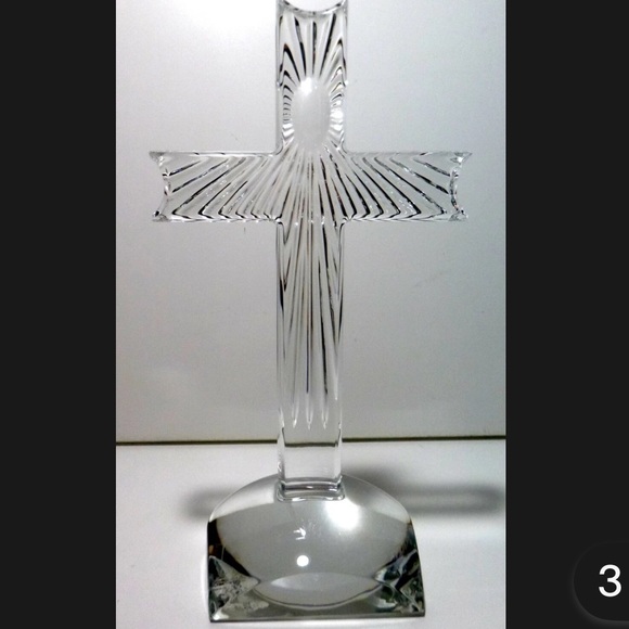 Waterford Other - Waterford Clear Crystal Cross (LC)